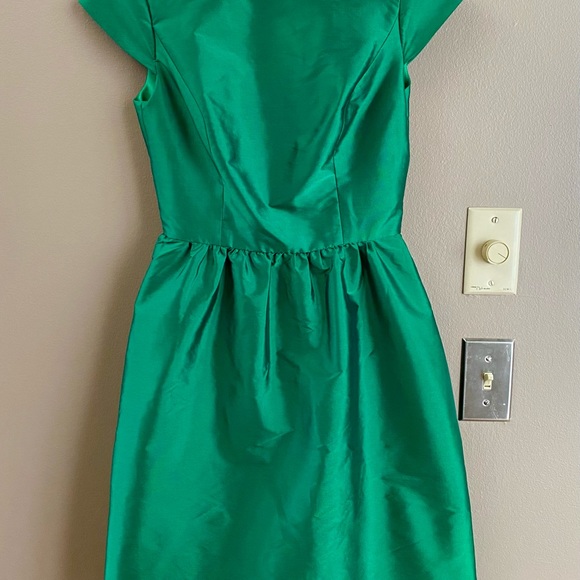 Alfred Sung Cap-Sleeve Pleated Cocktail Dress - Picture 2 of 4